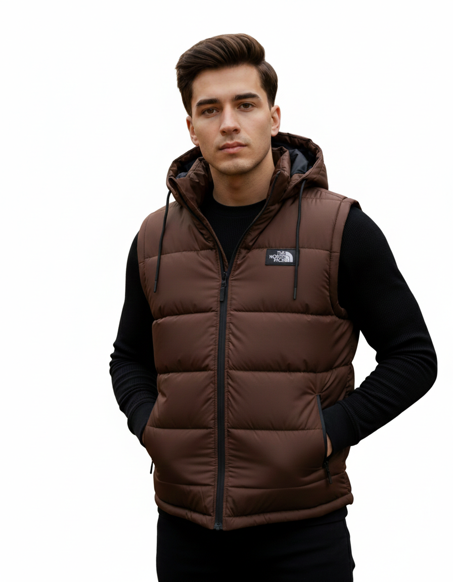 Versatile 2-in-1 Design with Detachable Hood Puffer Jacket for Men HM Garments