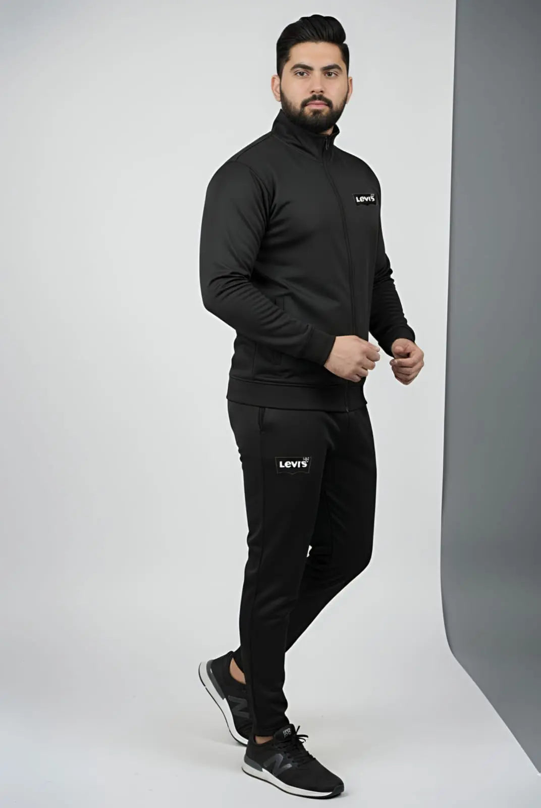 Black China Imported Scuba 4way Tracksuit 2