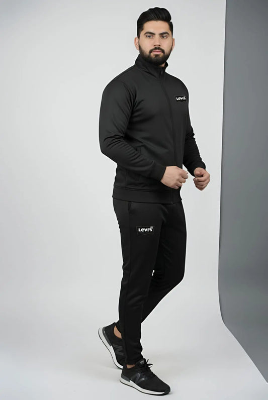 Black China Imported Scuba 4way Tracksuit 2