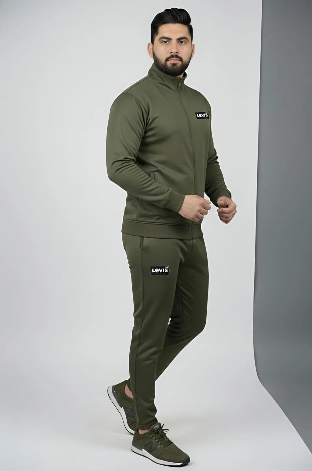 Green Olive China Imported Scuba 4way Tracksuit 2