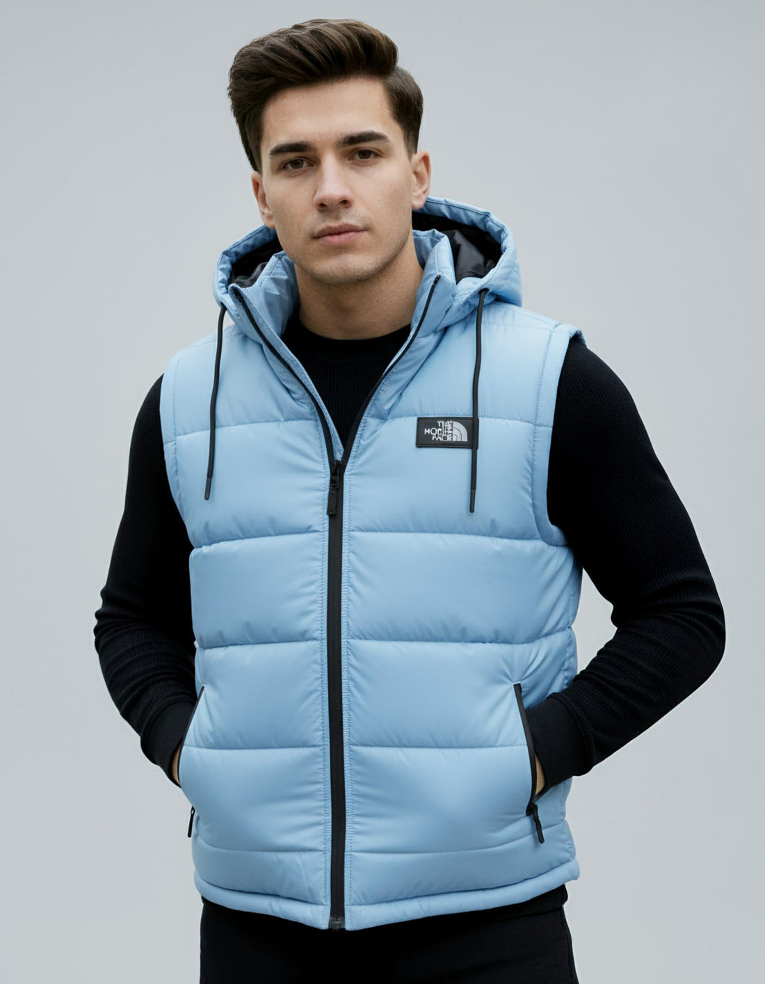 Versatile 2-in-1 Design with Detachable Hood Puffer Jacket for Men HM Garments