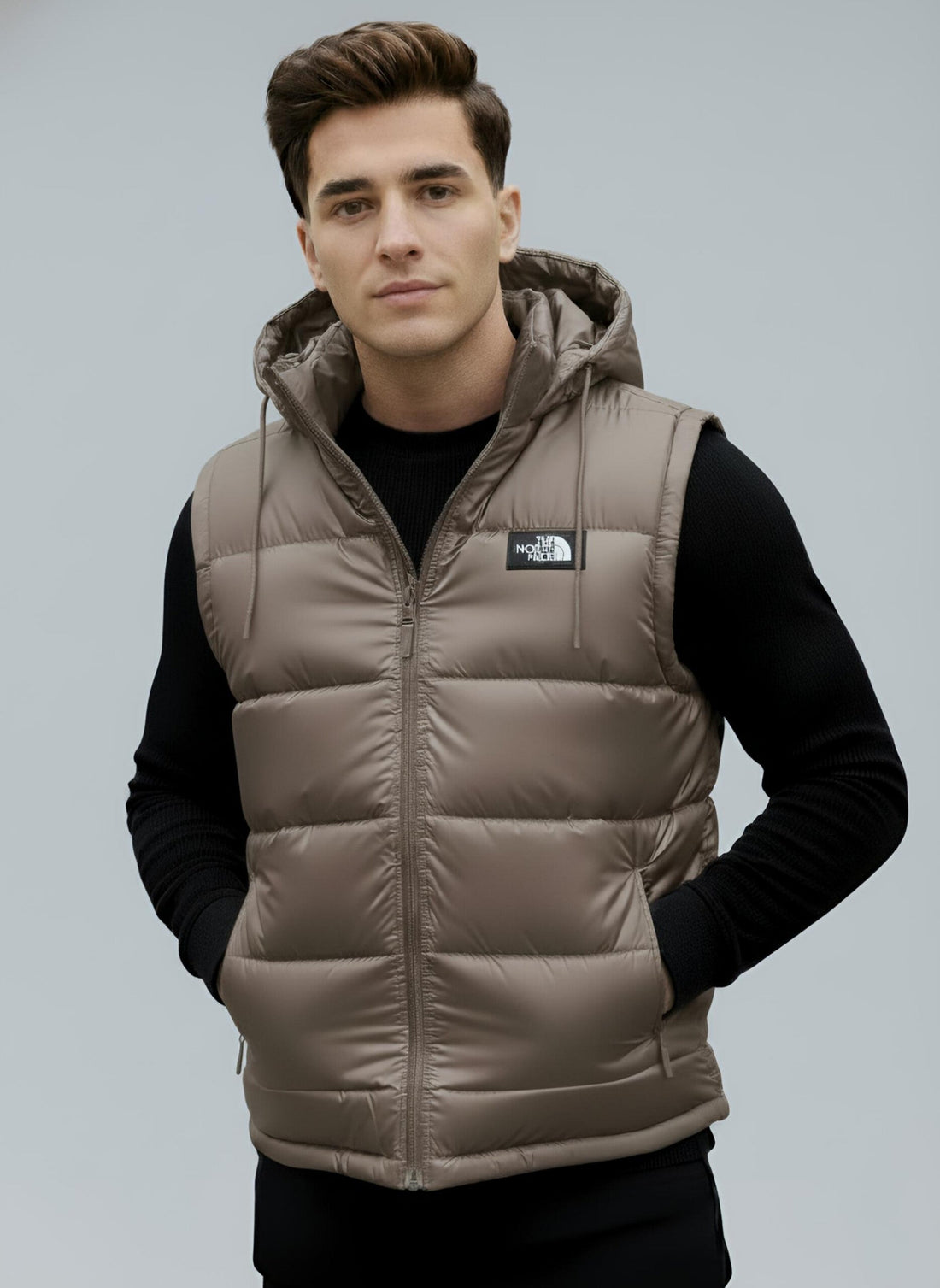 Versatile 2-in-1 Design with Detachable Hood Puffer Jacket for Men HM Garments