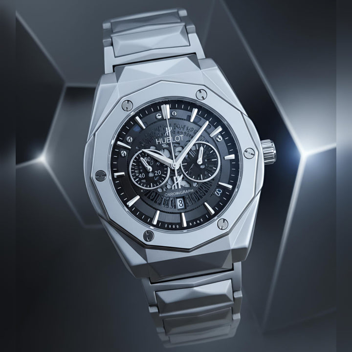 Diamond Cut Luxury Watch - Premium First Copy HB (3 Colors) | HM Garments