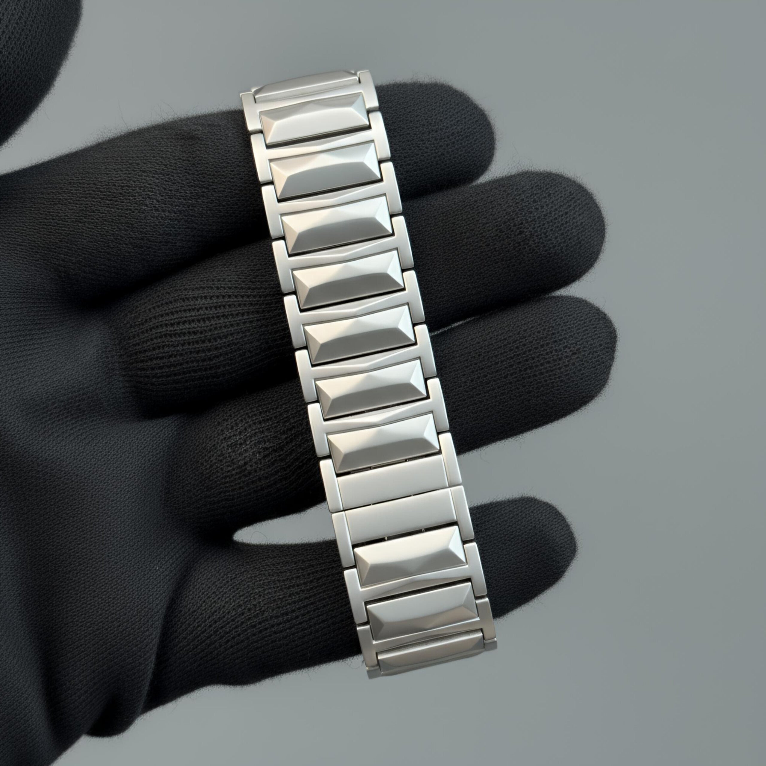 Green & Silver Premium  HB Inspired Classic Fusion Diamond Dial -  | HM Garments