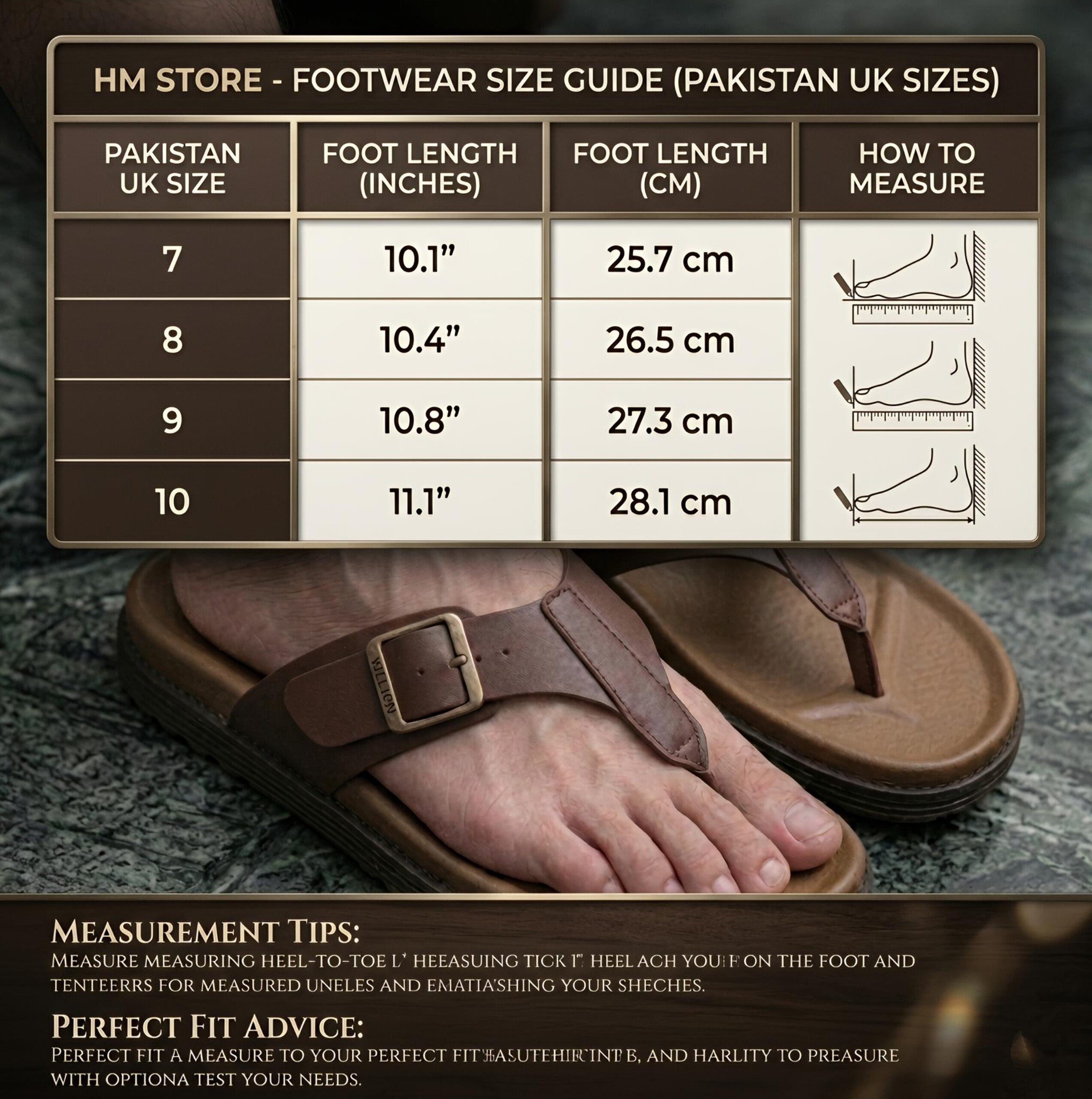 Brown Buckle Men's Sandals & Chappal | HM Store