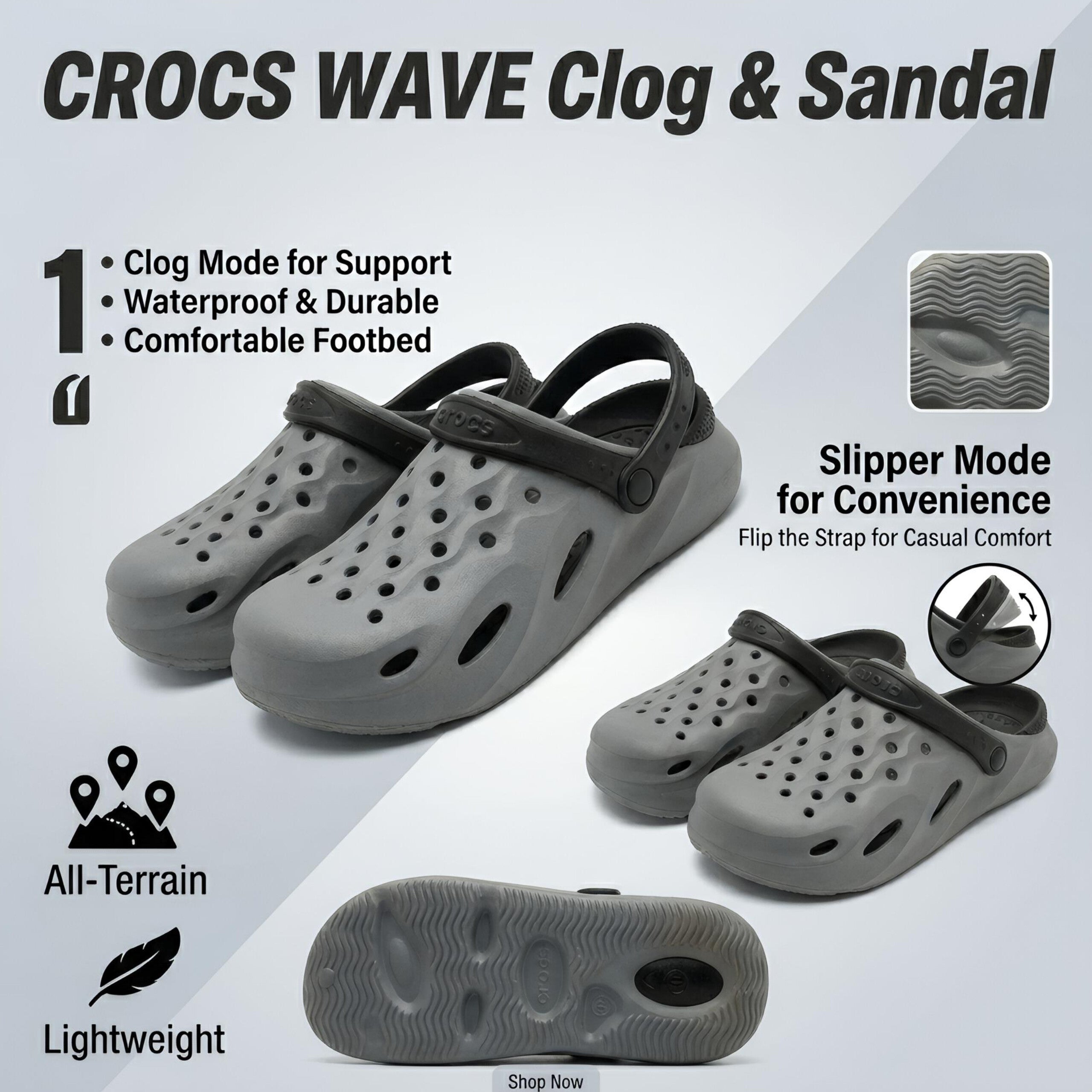 Wave Clogs & Sandals for Men | HM Store