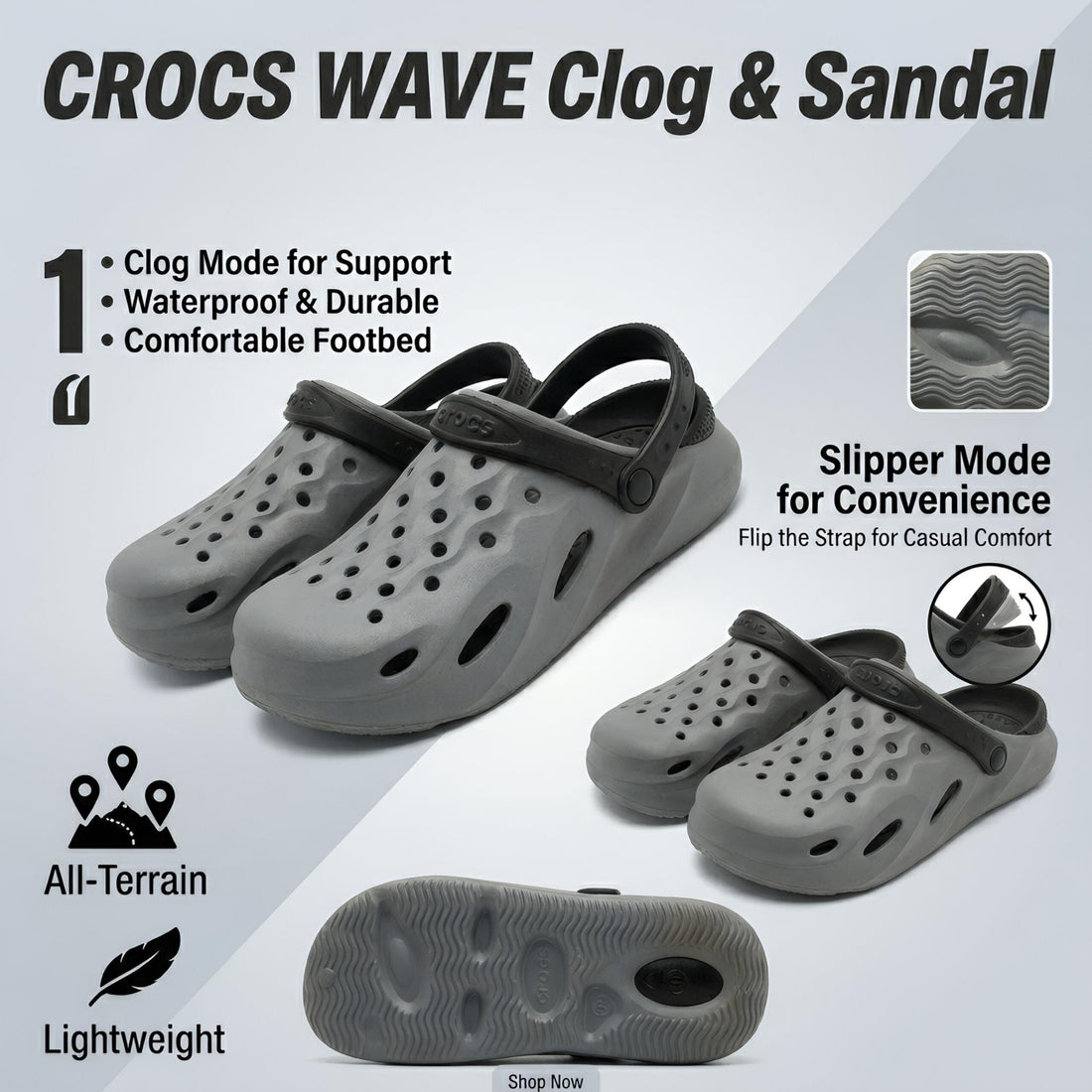Wave Clogs & Sandals for Men | HM Store