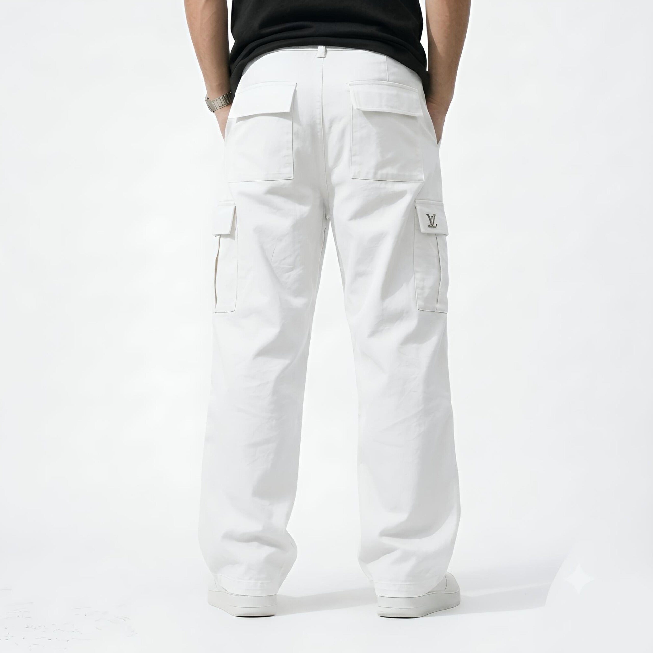 Premium Cotton Polyester Baggy Cargo Trousers for Men | HM Store (Copy)