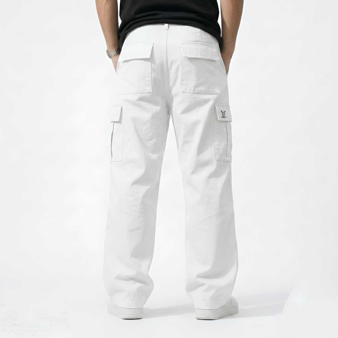Premium Cotton Polyester Baggy Cargo Trousers for Men | HM Store (Copy)