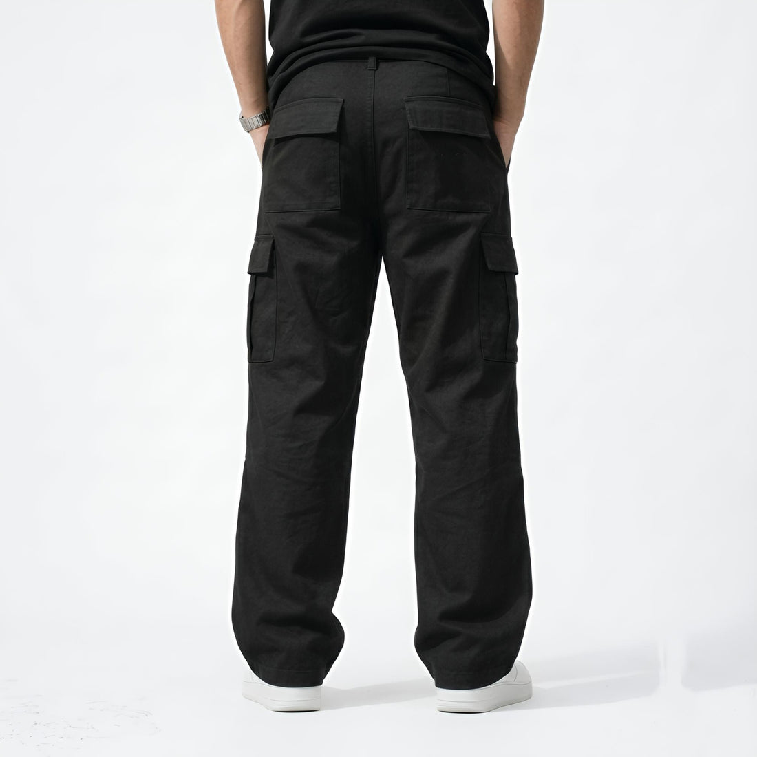 Premium Cotton Polyester Baggy Cargo Trousers for Men | HM Store (Copy)