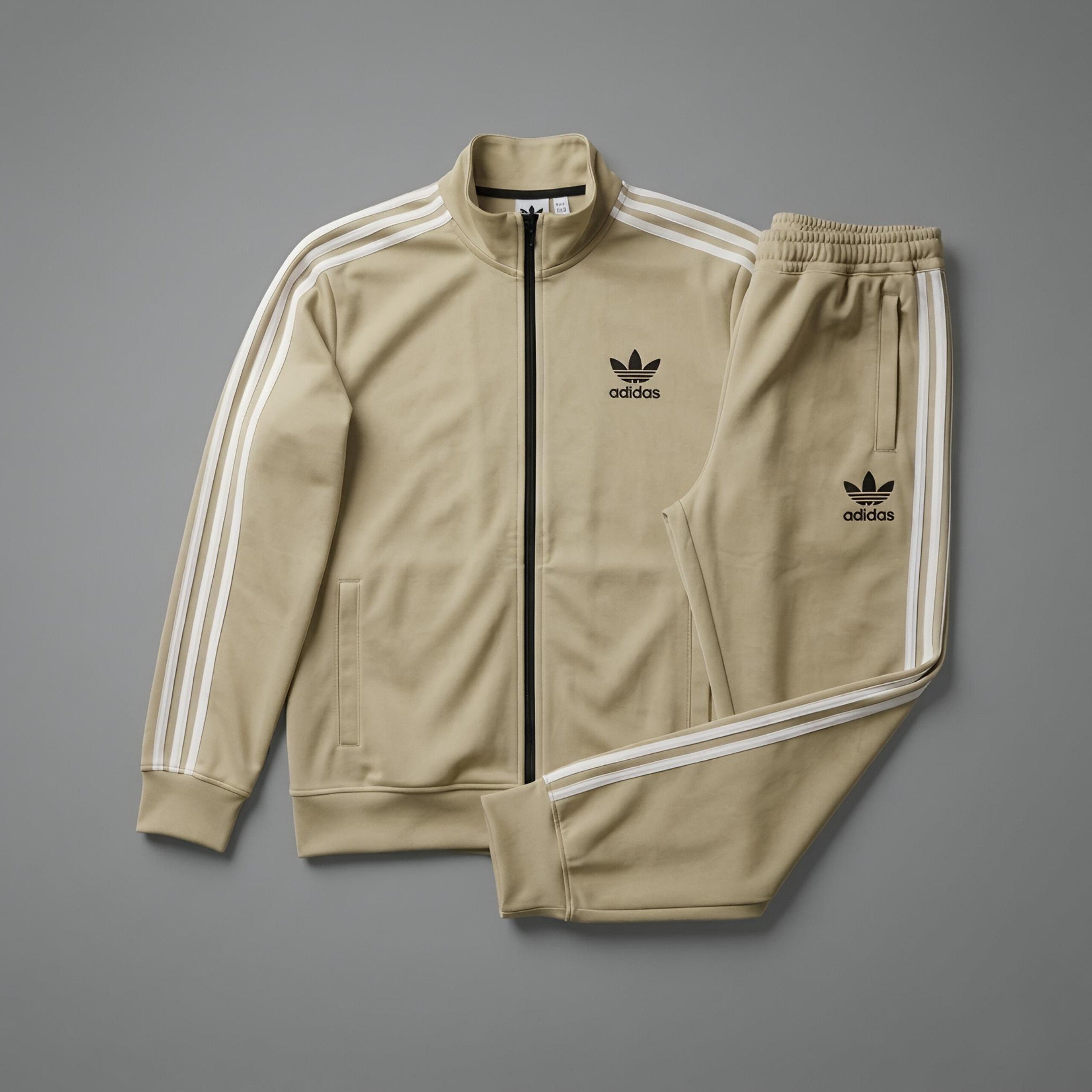 Premium Wrinkle-Free China Imported 3-Stripes Scuba Tracksuit