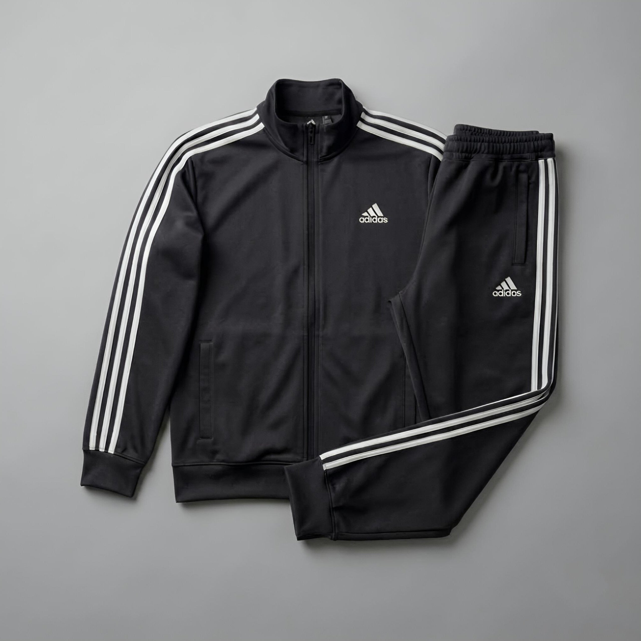 Premium Wrinkle-Free China Imported 3-Stripes Scuba Tracksuit
