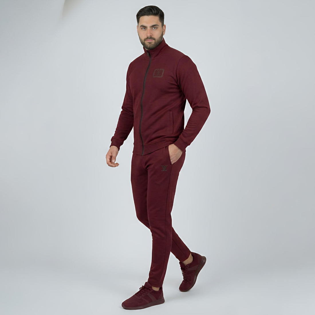 Premium Wrinkle-Free China Imported Minimalist Scuba Tracksuit - 300+ GSM Heavy Soft Fabric