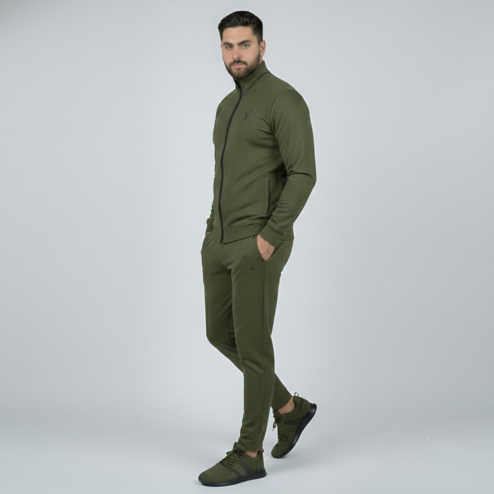 Premium Wrinkle-Free China Imported Minimalist Scuba Tracksuit - 300+ GSM Heavy Soft Fabric