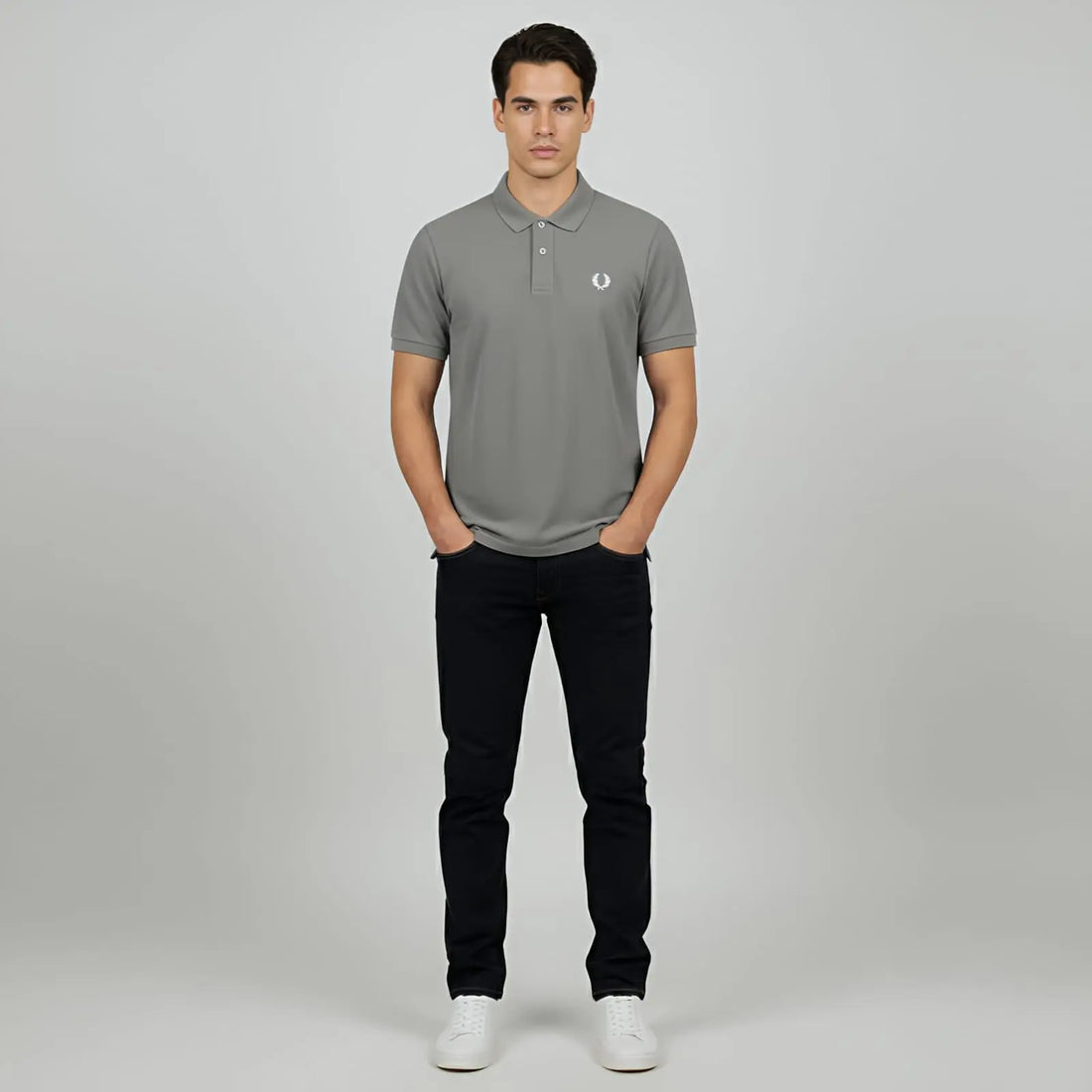 Stone Grey China Imported Short Sleeve T-Shirt