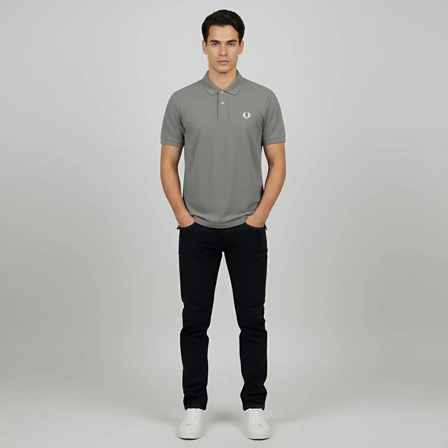 Stone Grey China Imported Short Sleeve T-Shirt