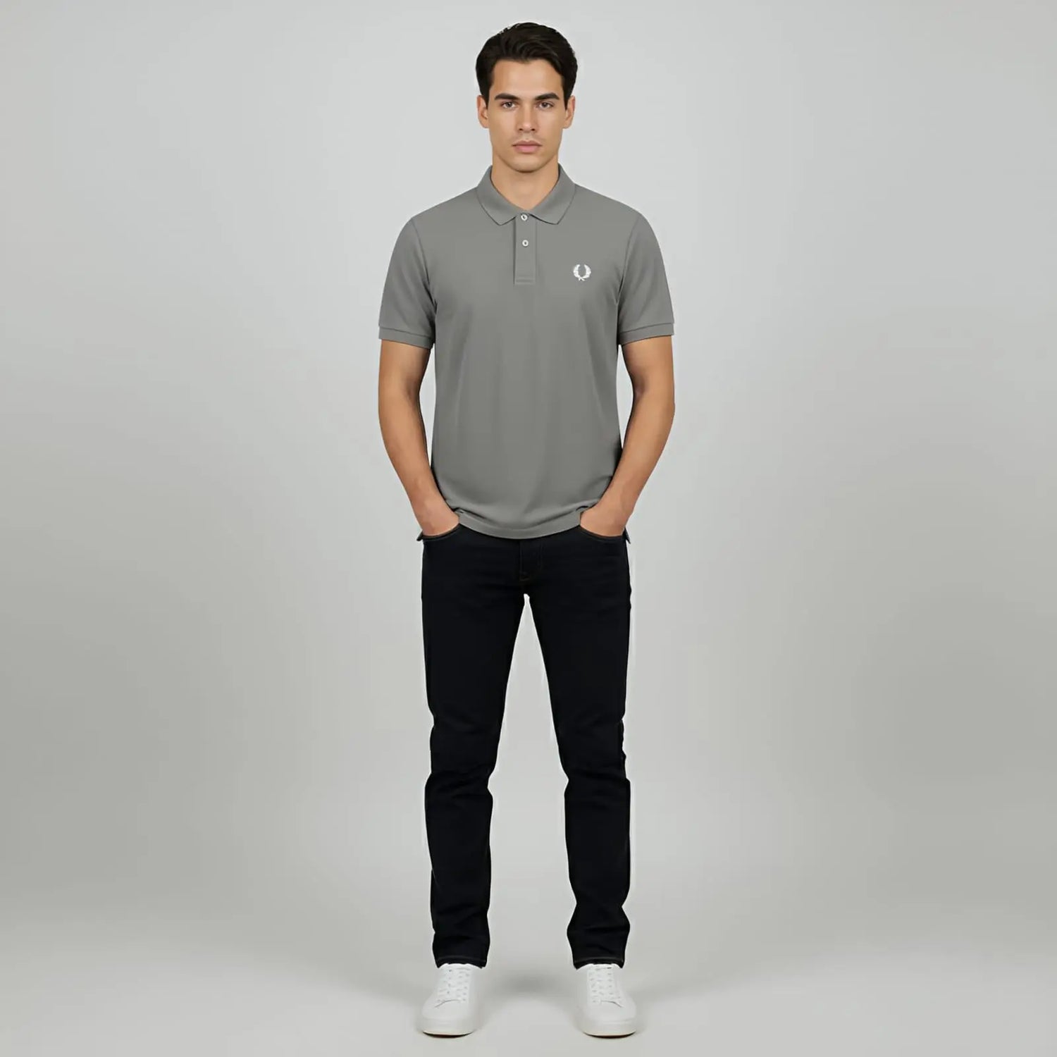 Stone Grey China Imported Short Sleeve T-Shirt