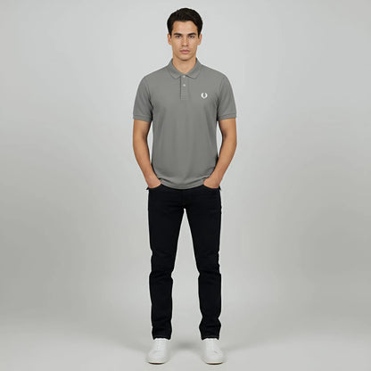 Stone Grey China Imported Short Sleeve T-Shirt