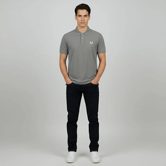 Stone Grey China Imported Short Sleeve T-Shirt