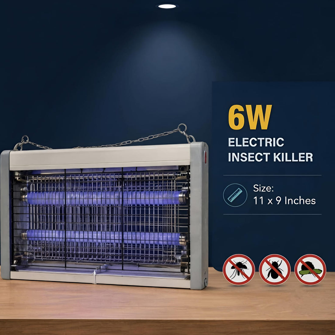 Electric UV Mosquito and Insect Killer Machine | Silent, Safe & Chemical-Free Bug Catcher (6W, 8W, 10W)