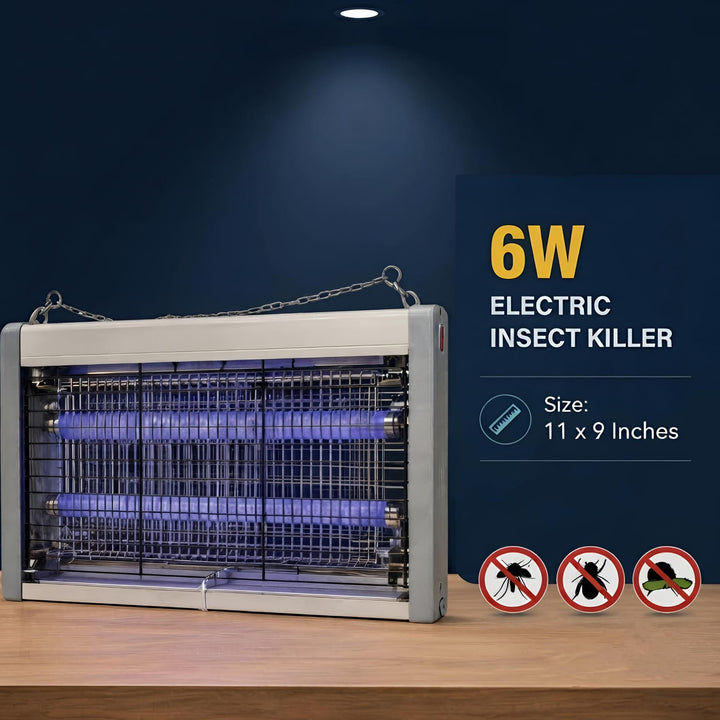 Electric UV Mosquito and Insect Killer Machine | Silent, Safe & Chemical-Free Bug Catcher (6W, 8W, 10W)
