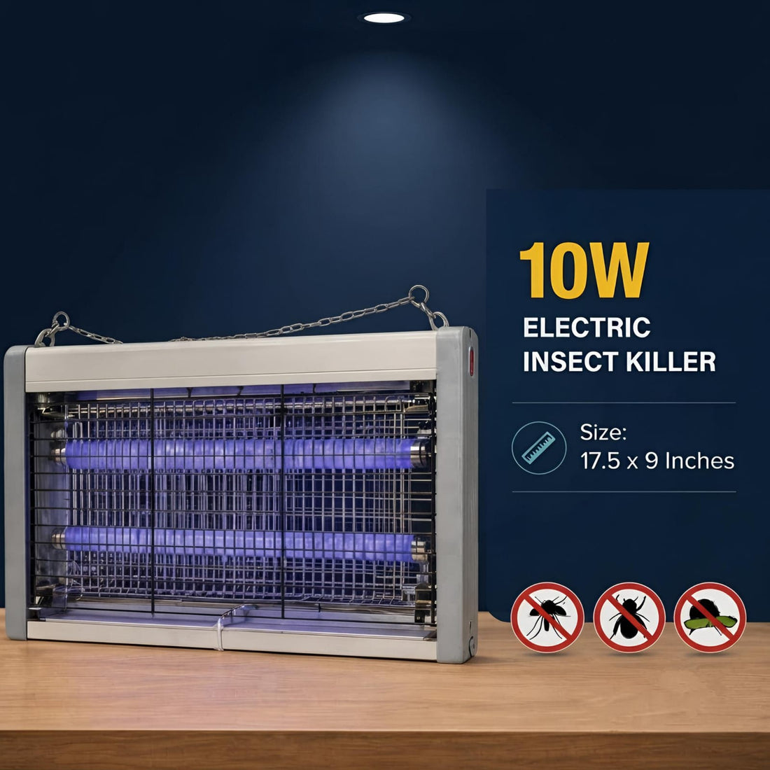 Electric UV Mosquito and Insect Killer Machine | Silent, Safe & Chemical-Free Bug Catcher (6W, 8W, 10W)