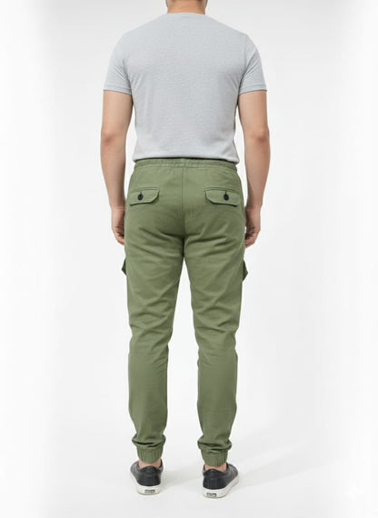 Olive Green 8 Pockets Imported China Man Cargo Pant