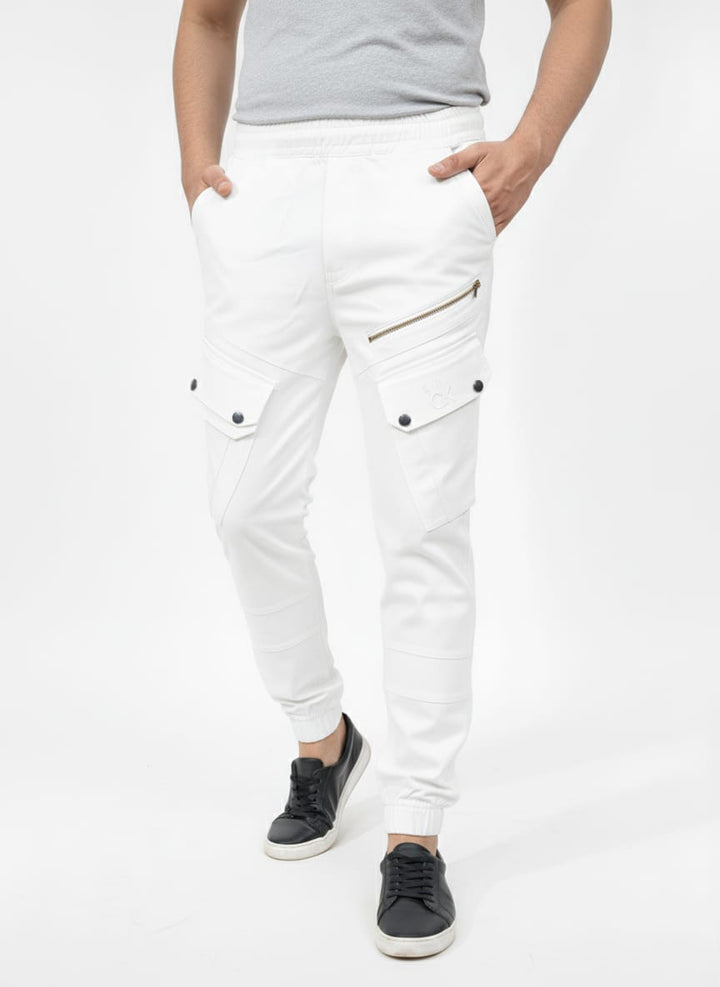 White 8 Pockets Imported China Man Cargo Pant HM Garments